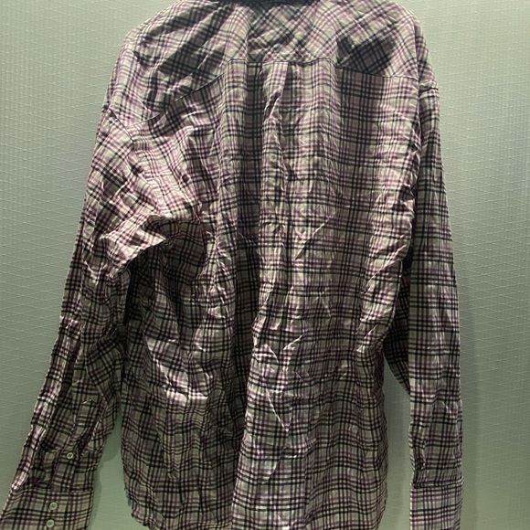 Tommy Hilfiger XL 80’s 2ply Fabric Button up - Picture 3 of 3